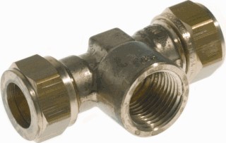 T-stuk bn/knel 28x1/2"x28